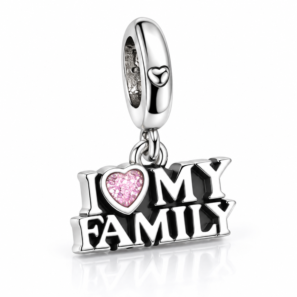 Charm plata FAMILIA