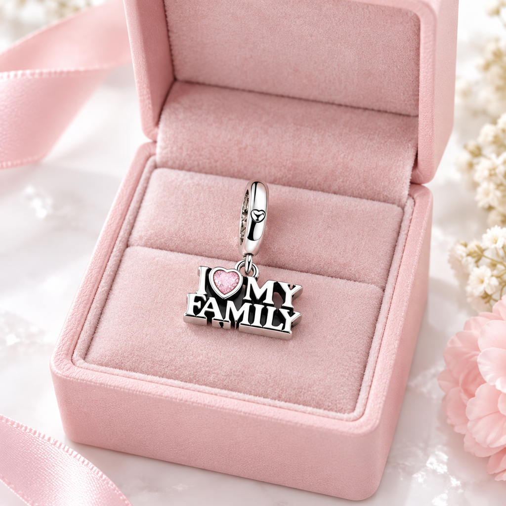 Charm plata FAMILIA