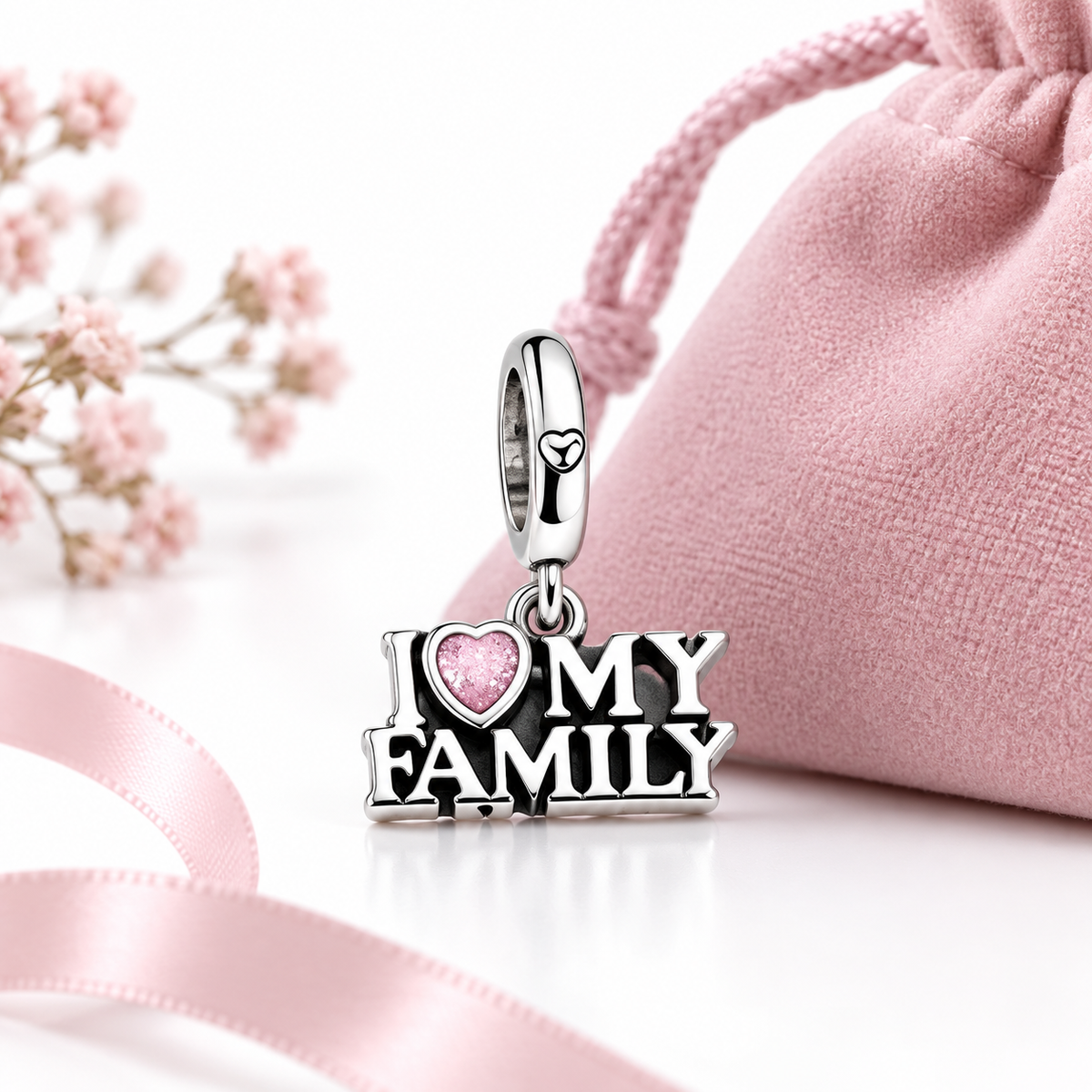 Charm plata FAMILIA