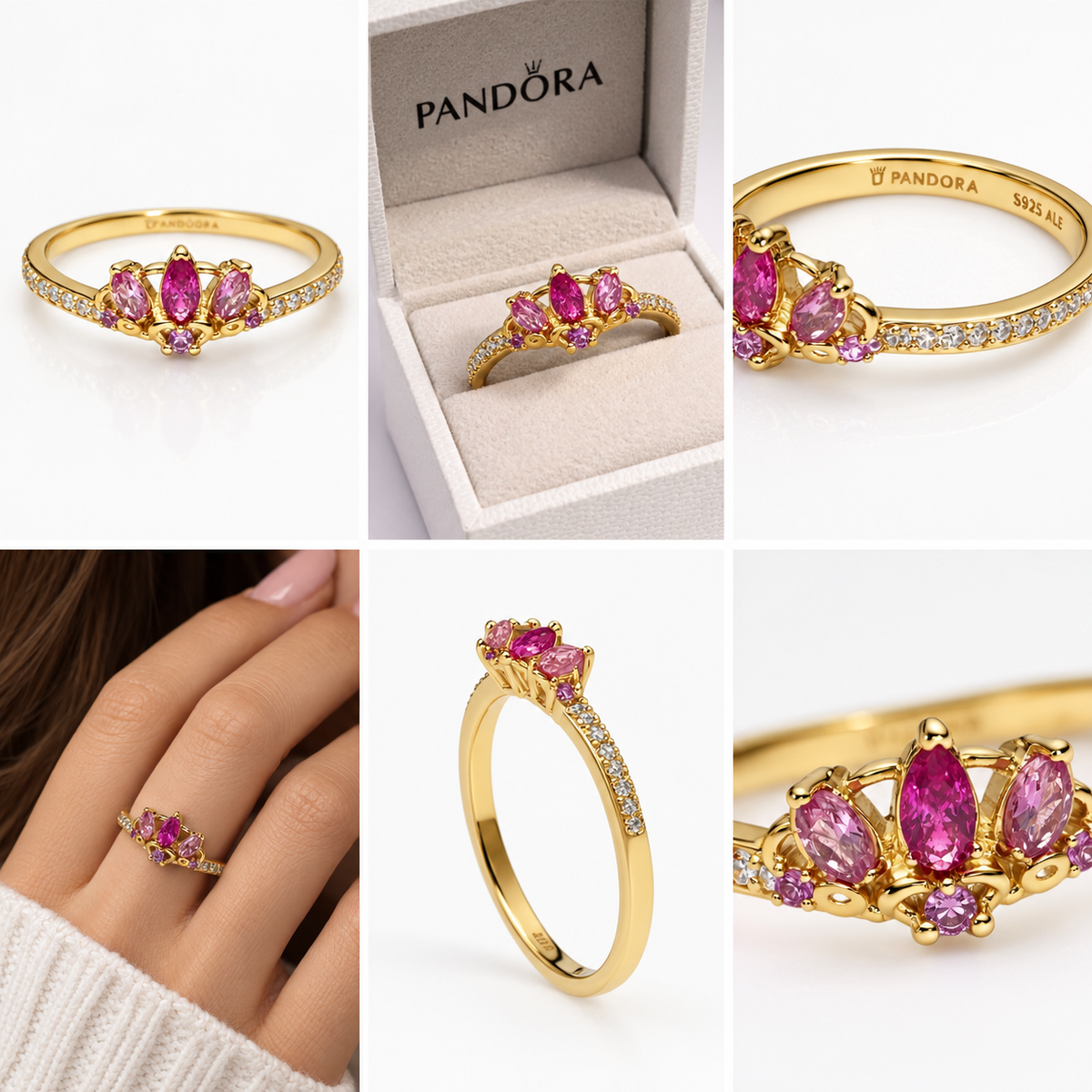 Anillo Elegante con Detalles Brillantes ✨