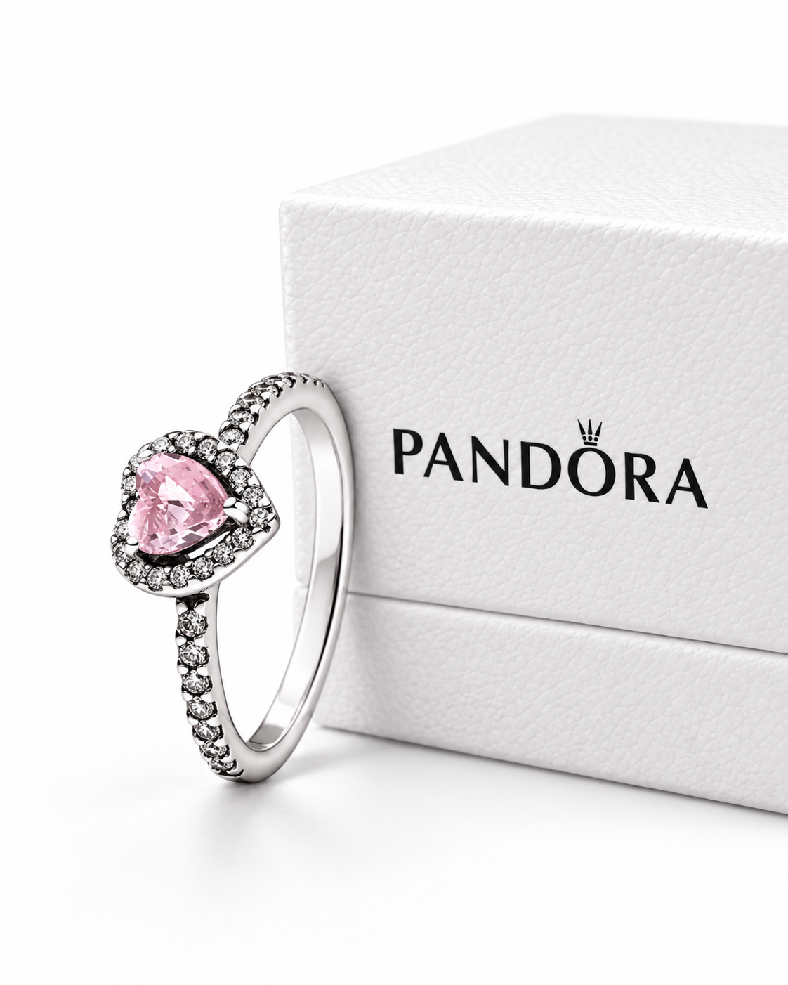 Anillo Corazón Rosa en Plata de Ley S925 – Brillo Elegante