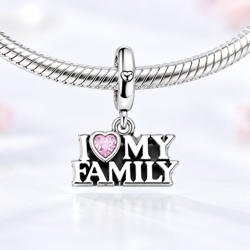 Charm plata FAMILIA