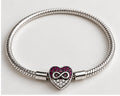 Pulsera Corazón Infinito Rosa – Amor para Siempre ✨