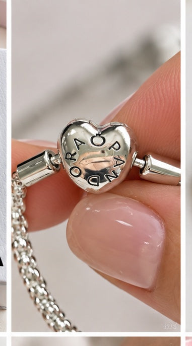 Pulsera Corazón – Elegancia y Brillo ✨🤍