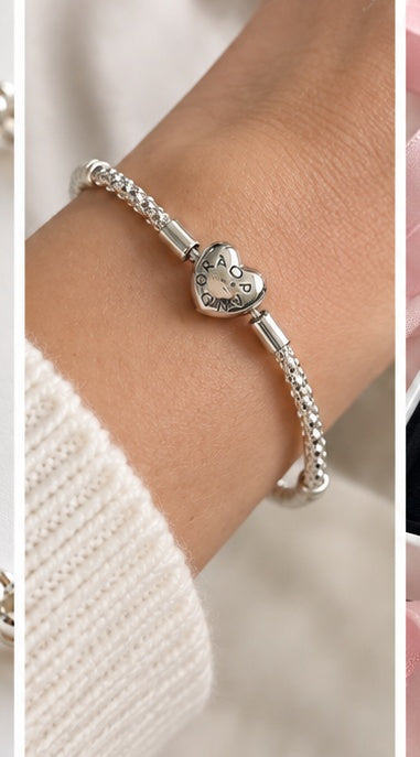 Pulsera Corazón – Elegancia y Brillo ✨🤍
